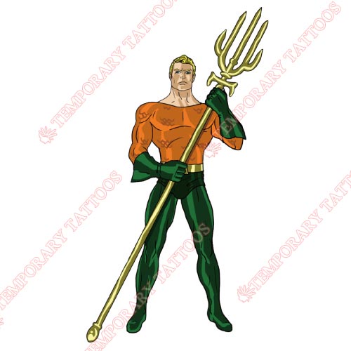 Aquaman Customize Temporary Tattoos Stickers NO.449